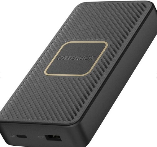 OtterBox Powerbank 15000 mAh USB-A,USB-C 18W + Wireless Ladefunktion 10W schwarz