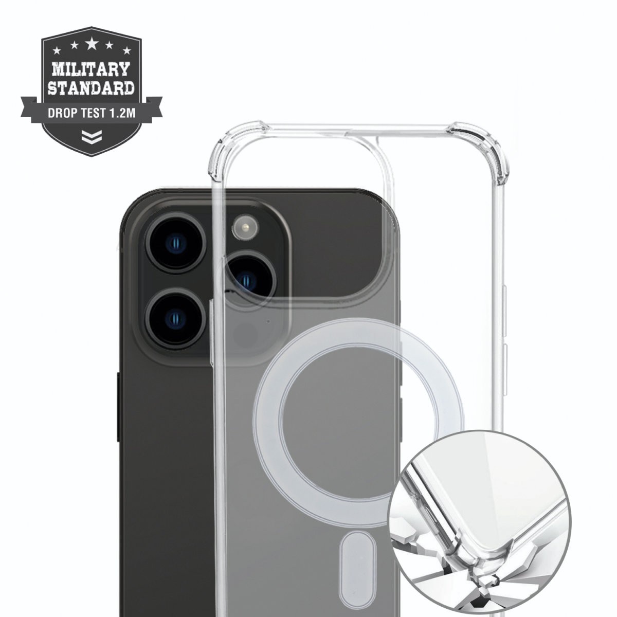 Hybrid Case Ibiza für Apple iPhone 15 Pro MagSafe-kompatibel