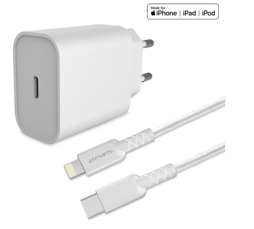 Ladegerät-Set 20W mit 1,5m Lightning Kabel für iPhone und iPad