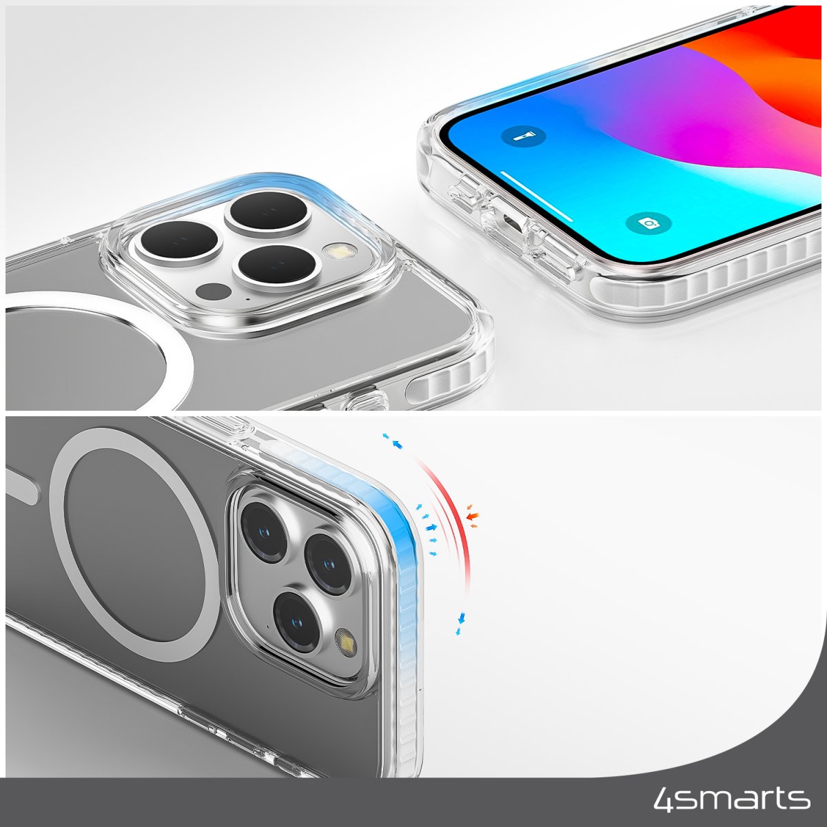 Hybrid Case Guard 3m Drop für Apple iPhone 15 Pro MagSafe-kompatibel