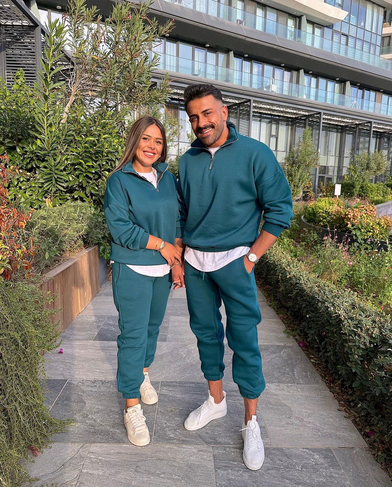 Trening Simplu Verde Bumbac (25% Reducere pentru achiziții duble)