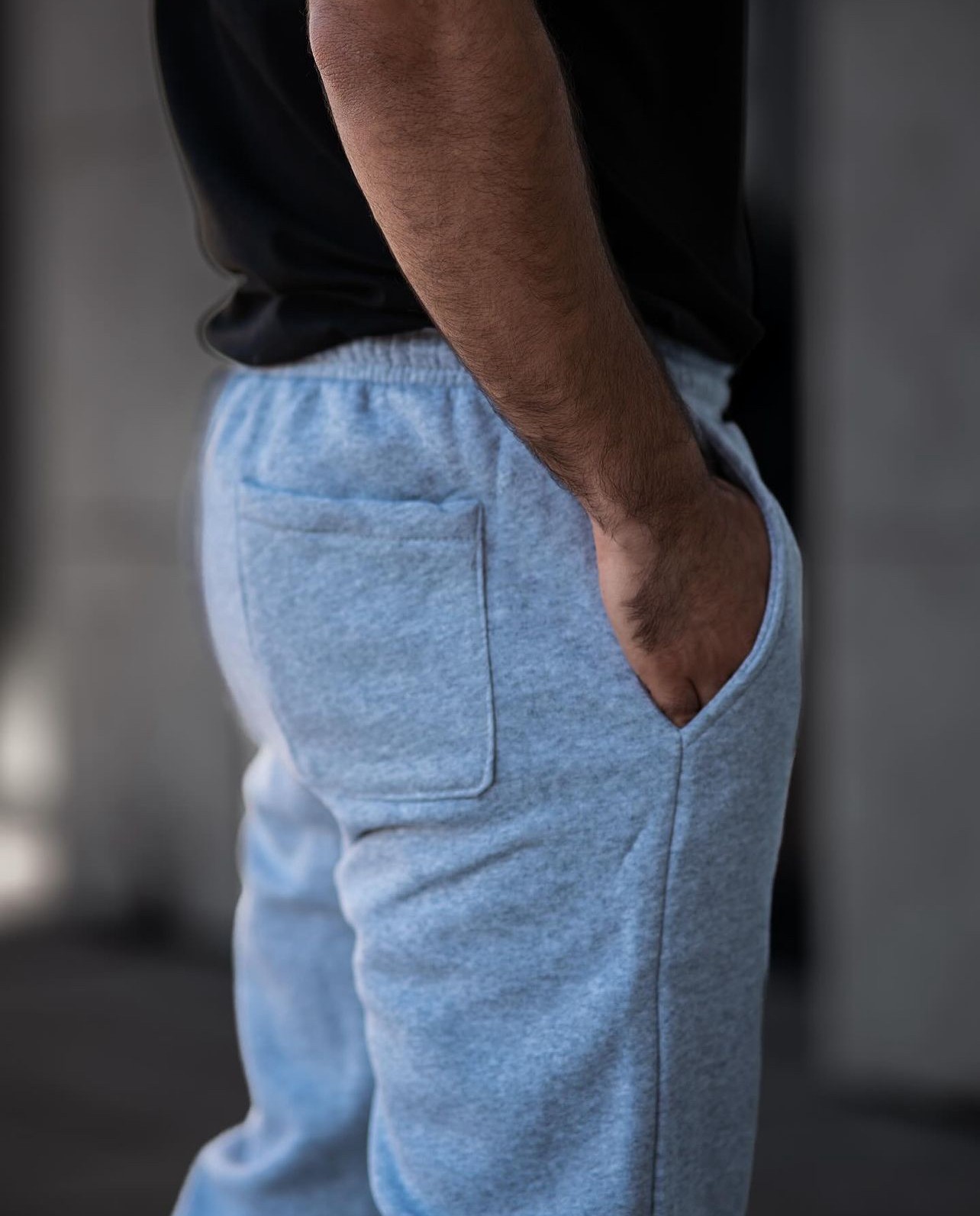 Pantaloni 100% Bumbac Gri