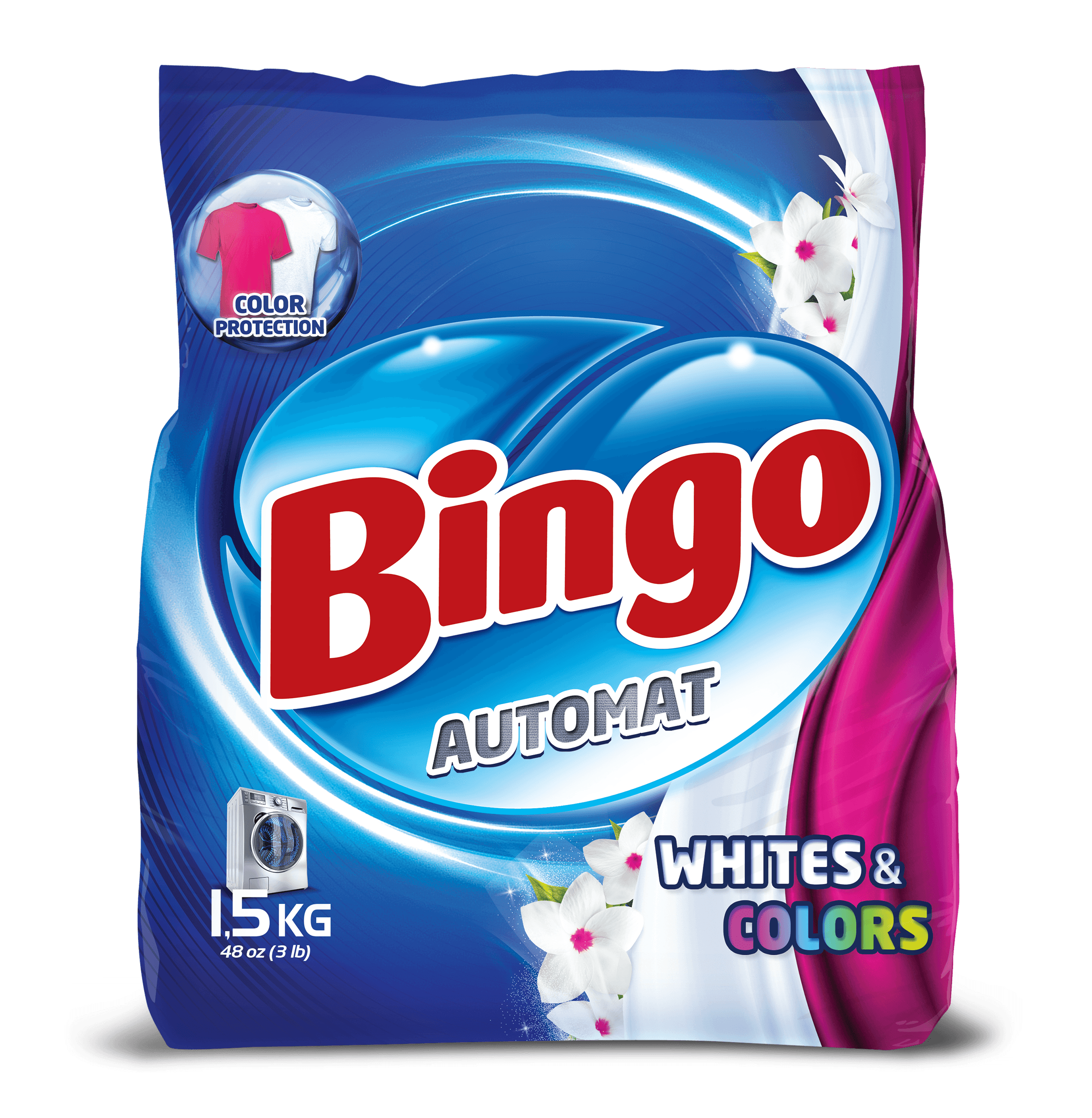 Automatische Waschmaschine Pulverwaschmittel Whites & Colors 1.5 Kg