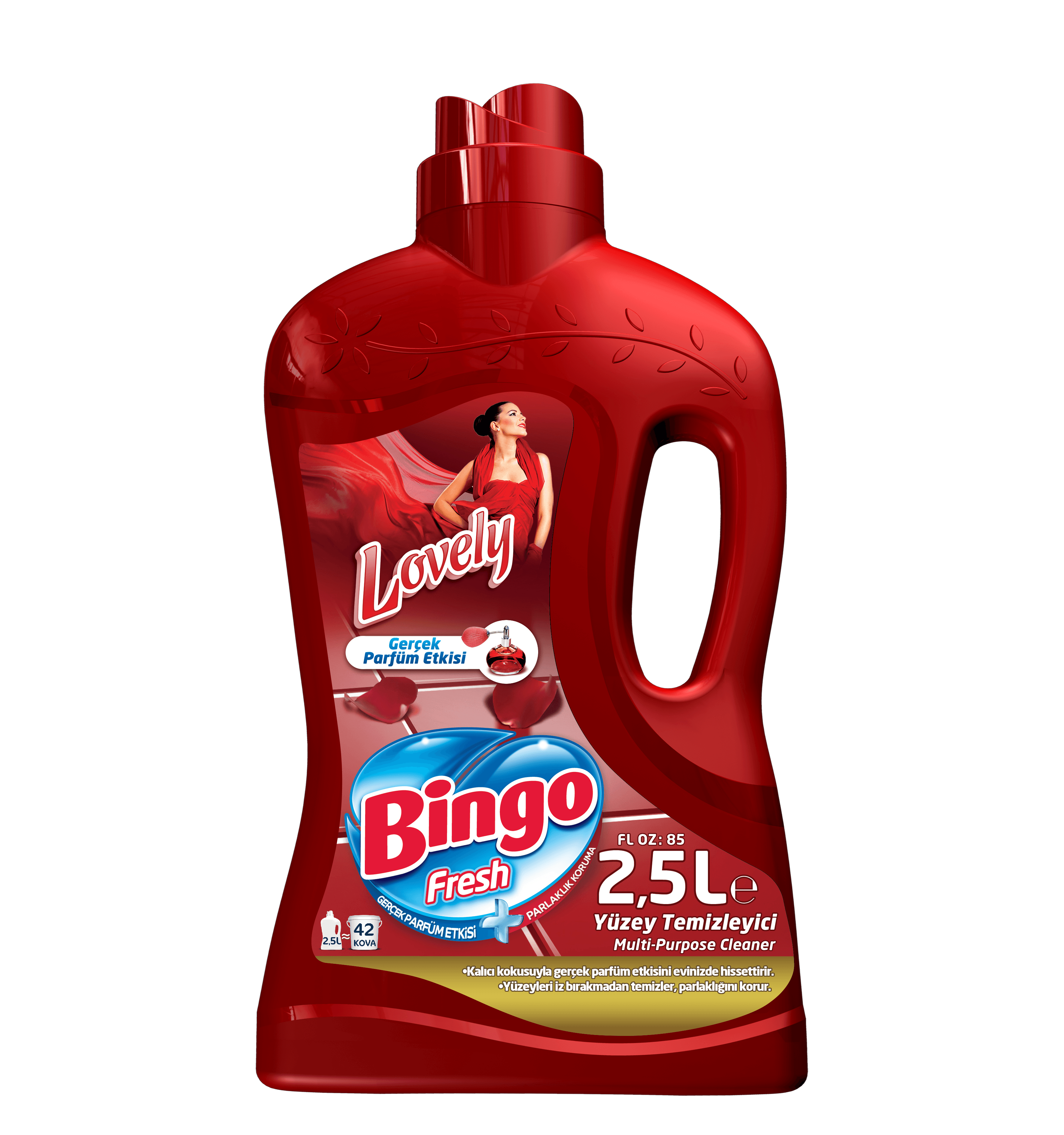 Flüssiger Mehrzweck Oberflächenreiniger Lieblich 2.5L