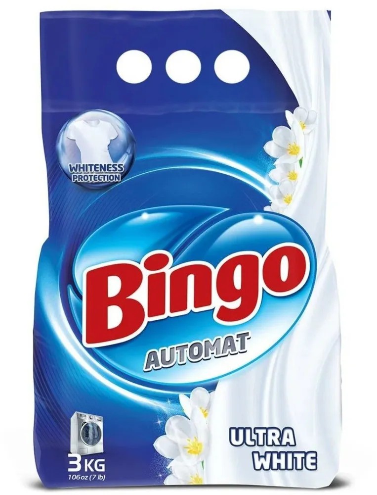 Automatische Waschmaschine Pulverwaschmittel Ultra White 3 Kg