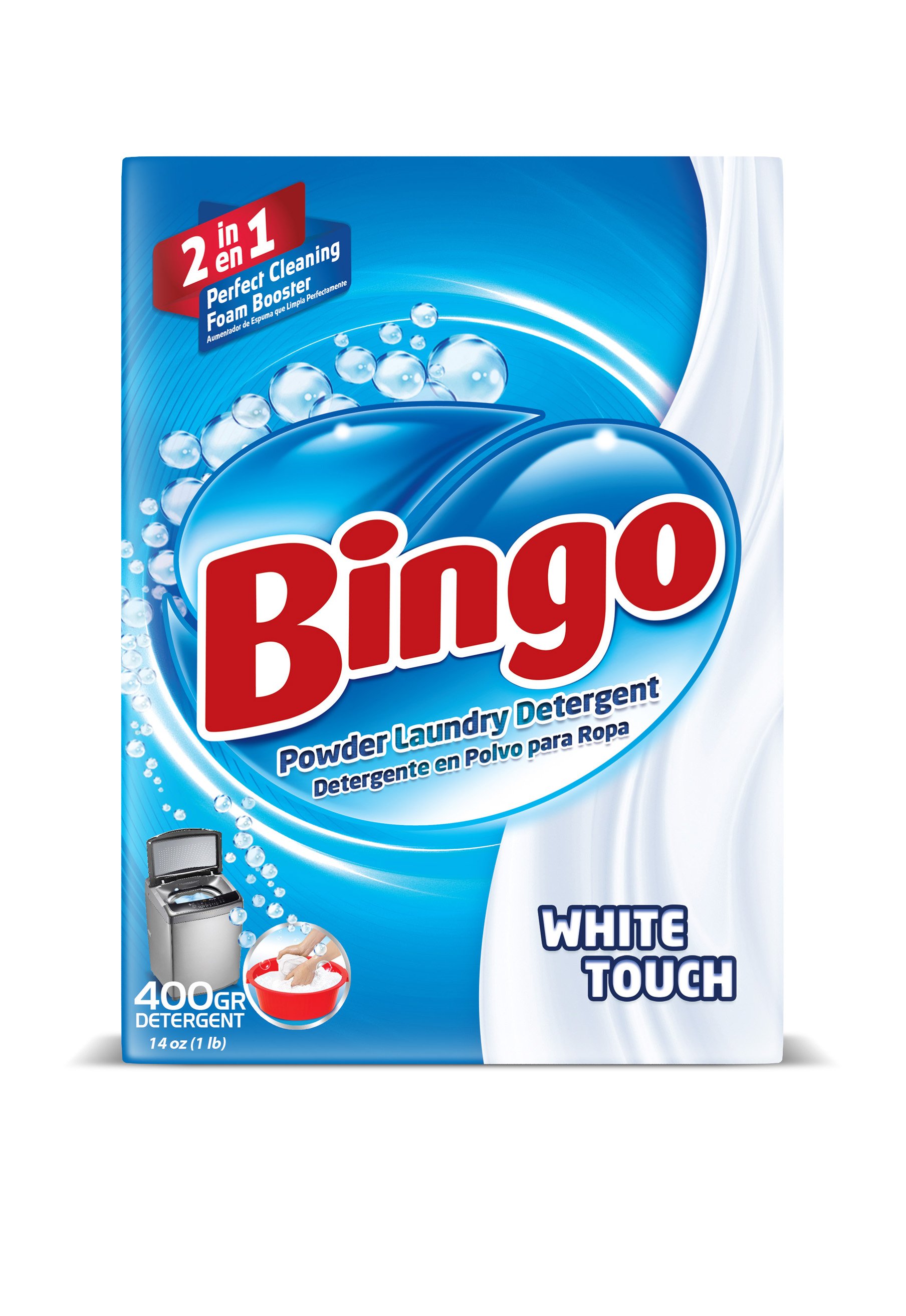 Pulver Waschmittel White Touch 400 Gr