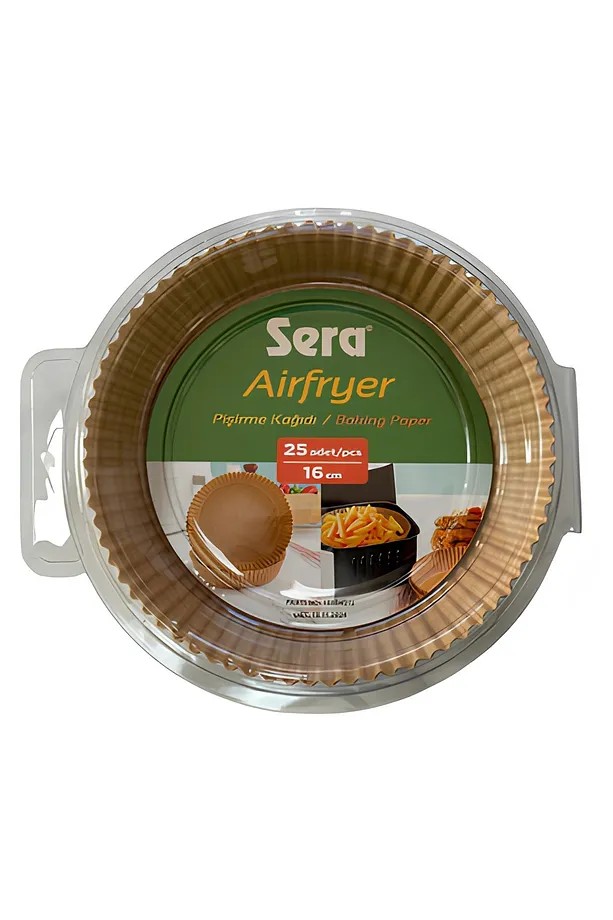 Airfryer Backpapier 16 cm 25 Stück