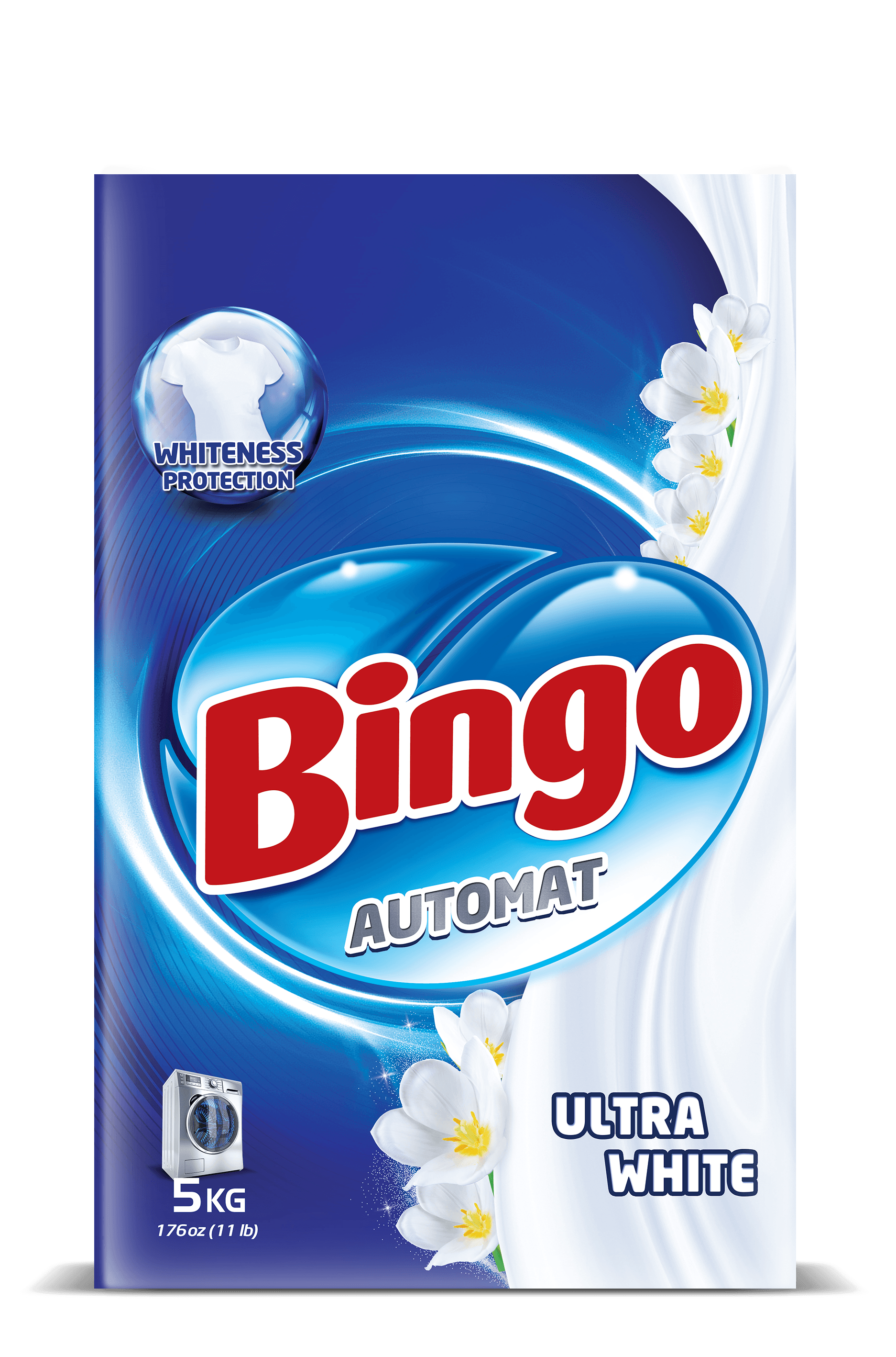 Automatische Waschmaschine Pulverwaschmittel Ultra White 5 Kg