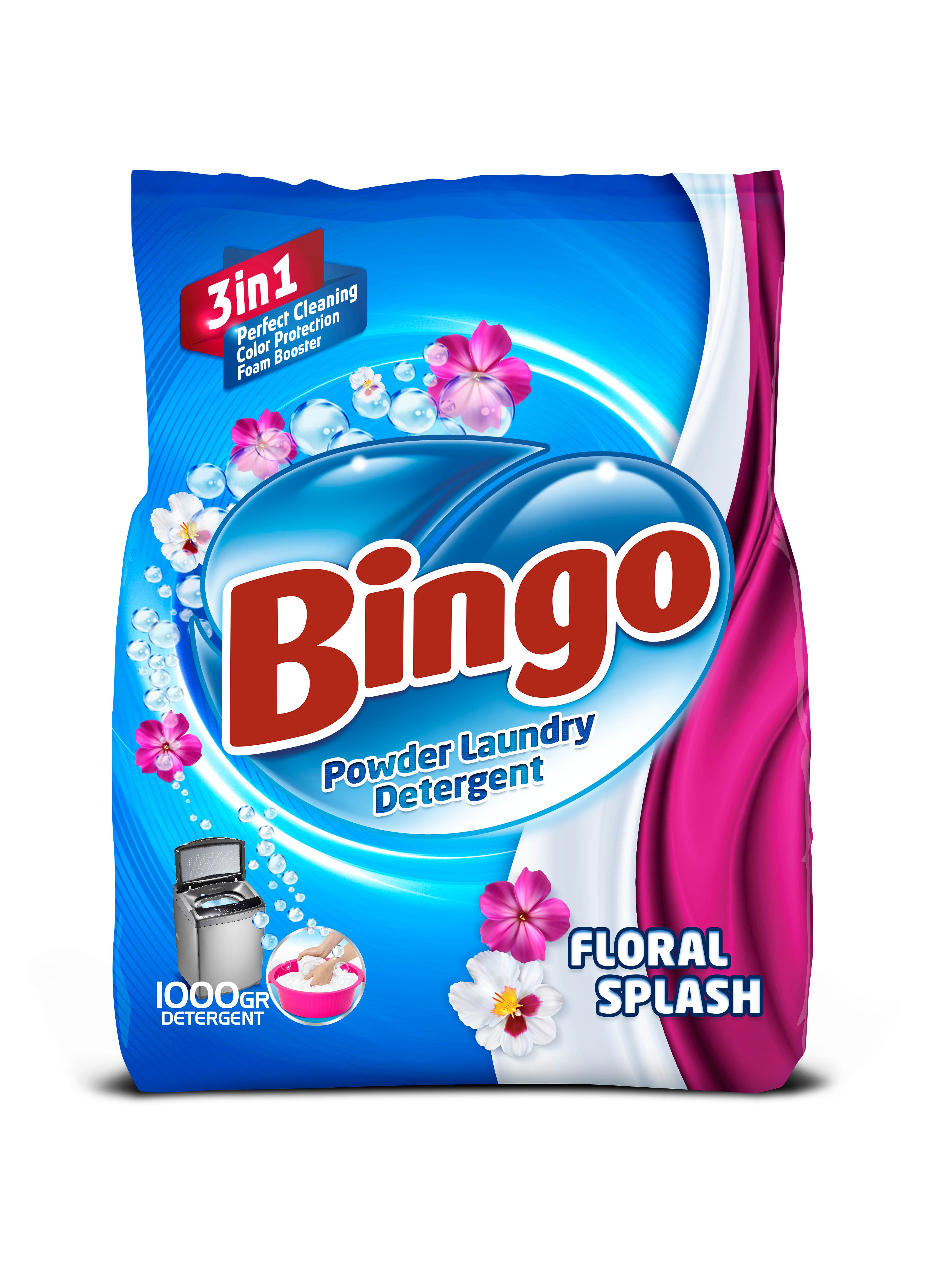 Pulver Waschmittel Floral Splash 1 Kg