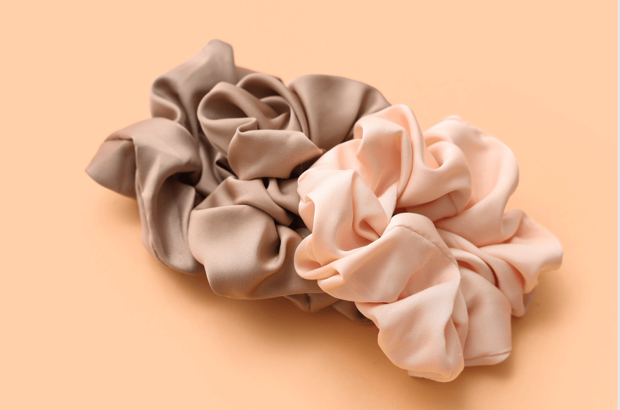 Scented Satin Scrunchie - Large image