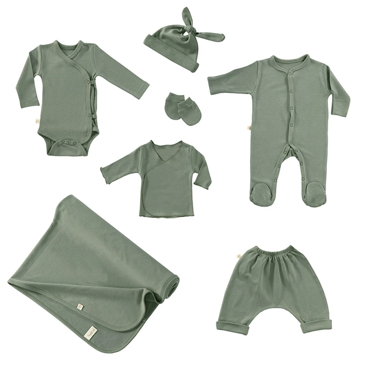 Plum Organisches Neugeborenen Spital Erstausstattungsset 7 tlg