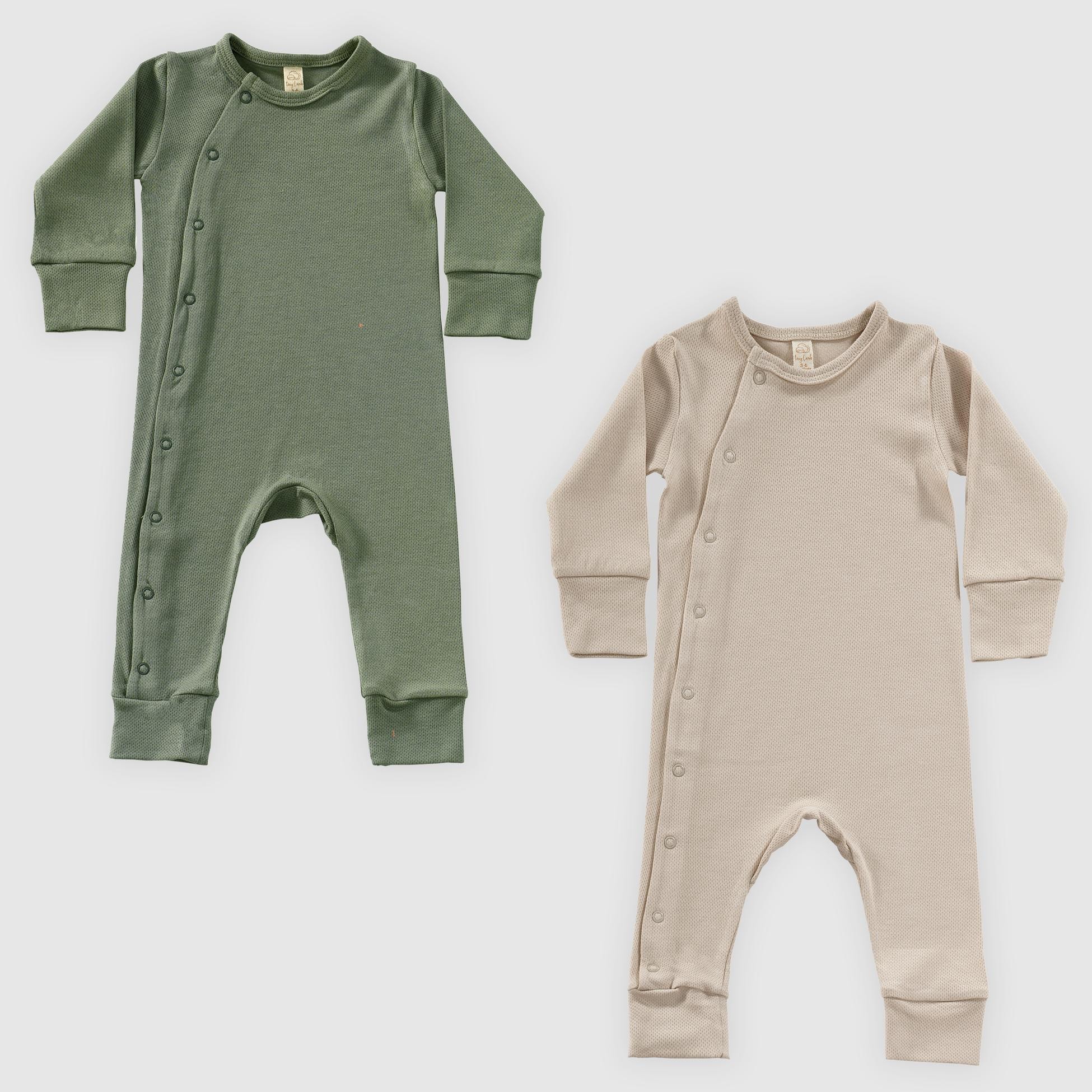 Zeze Organische Babystrampler 2 teiliges Set