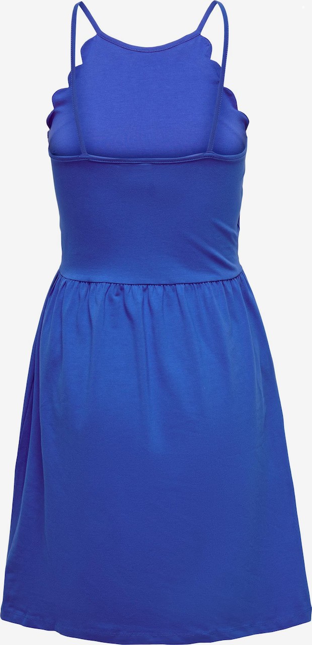 Sommerkleid mit Spagetti Träger Royalblau