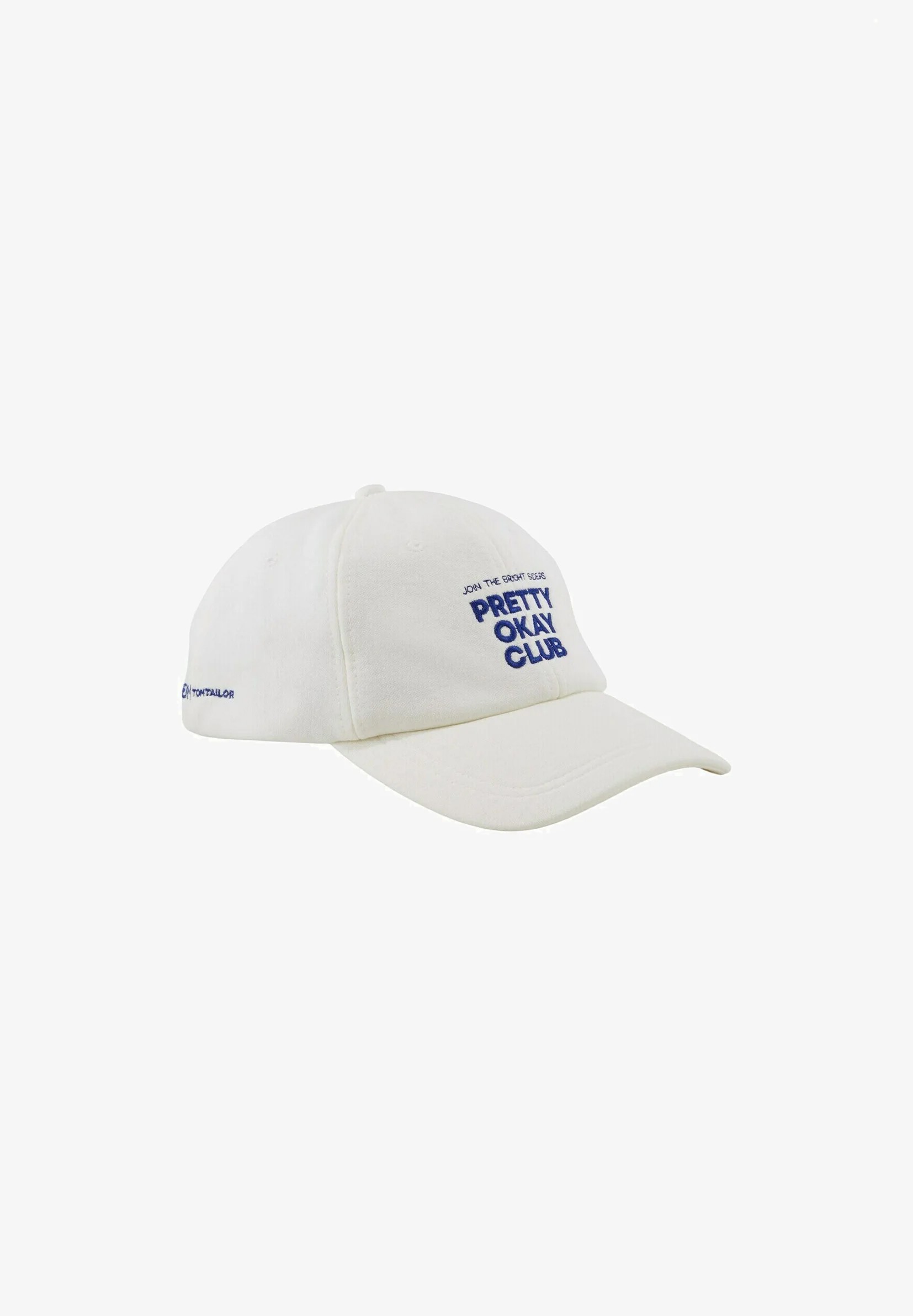 Baseball Cap mit Logo und Schnalle Weiß 