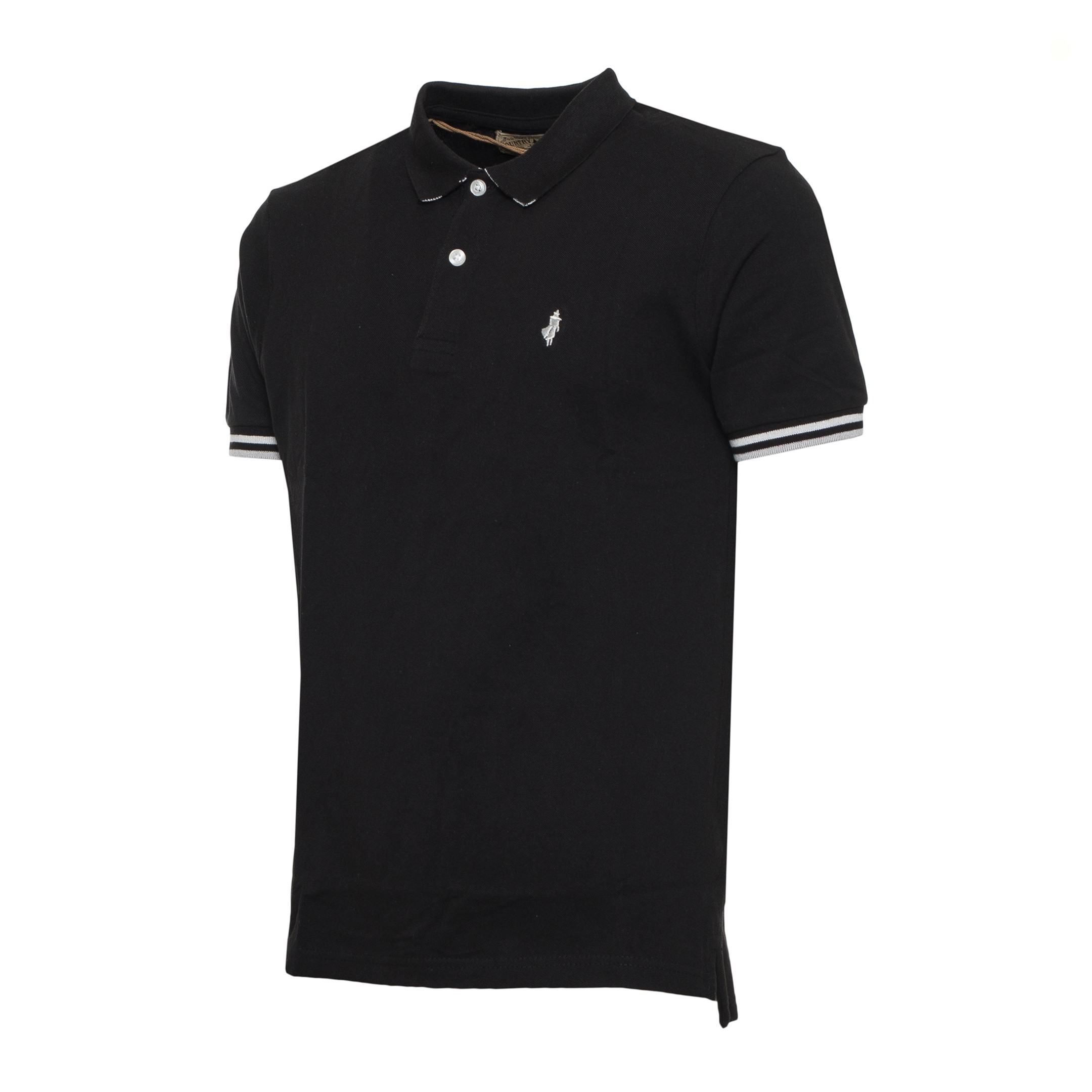 Polo T-Shirt Schwarz