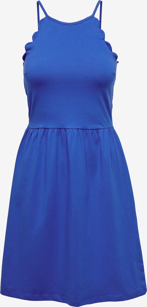 Sommerkleid mit Spagetti Träger Royalblau