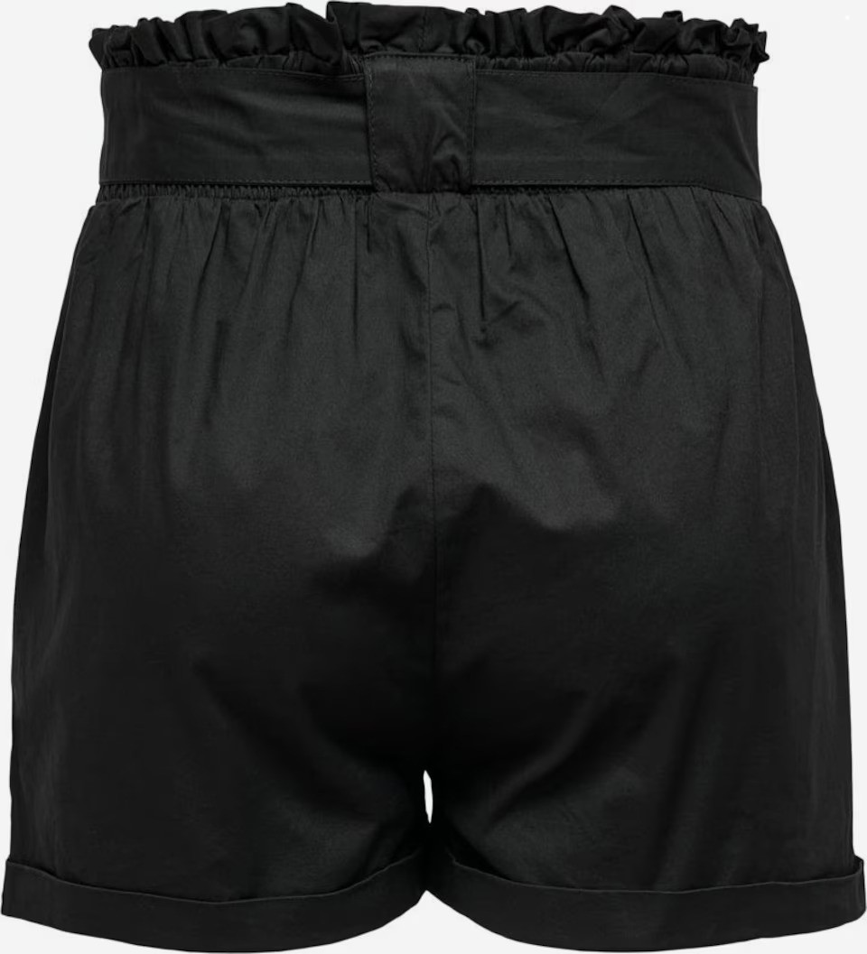 Belt Shorts mit Hosen Tasche Schwarz