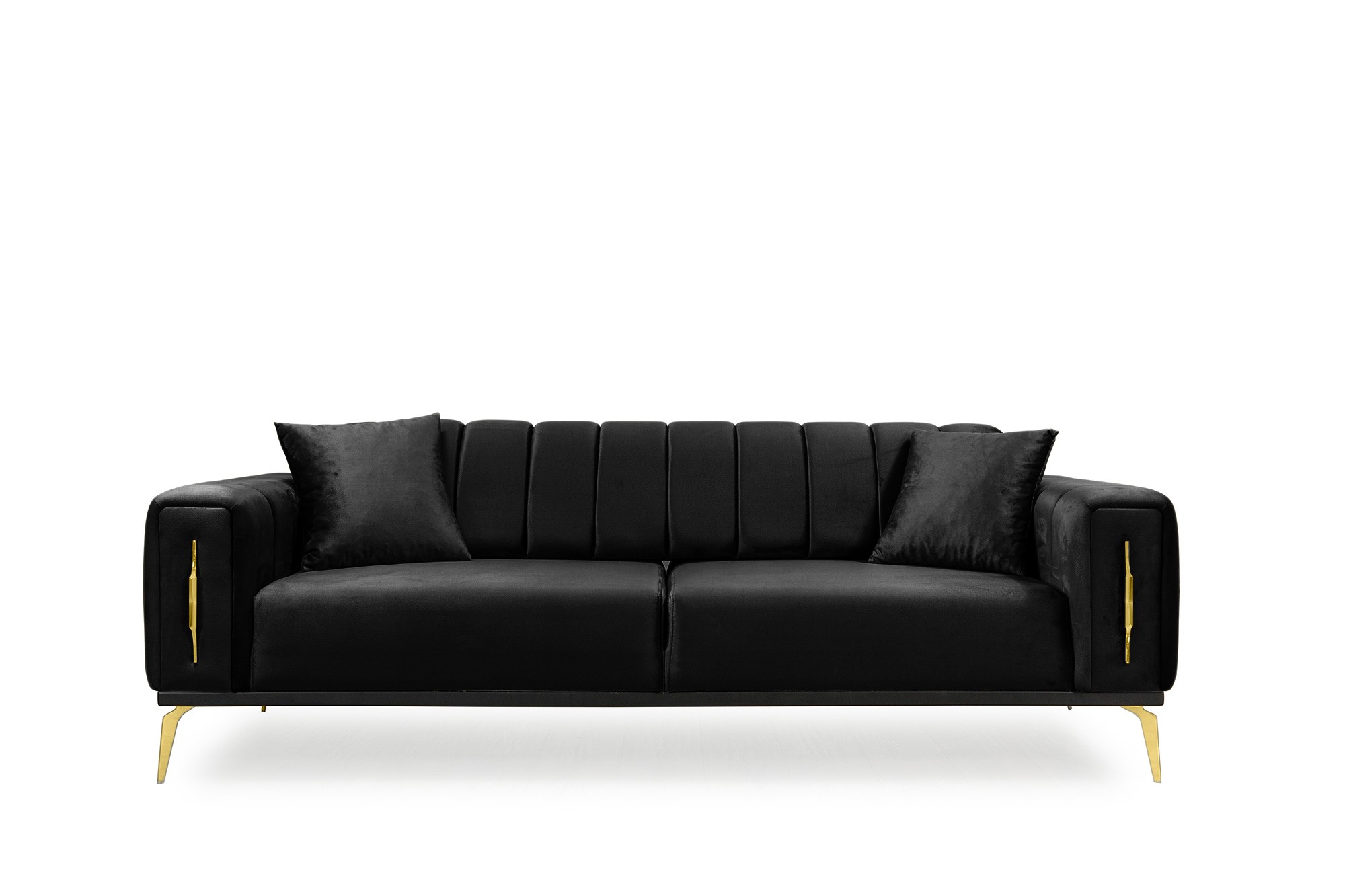 Couch 3-Sitzer IRON in verschiede Farben & Fußfarben
