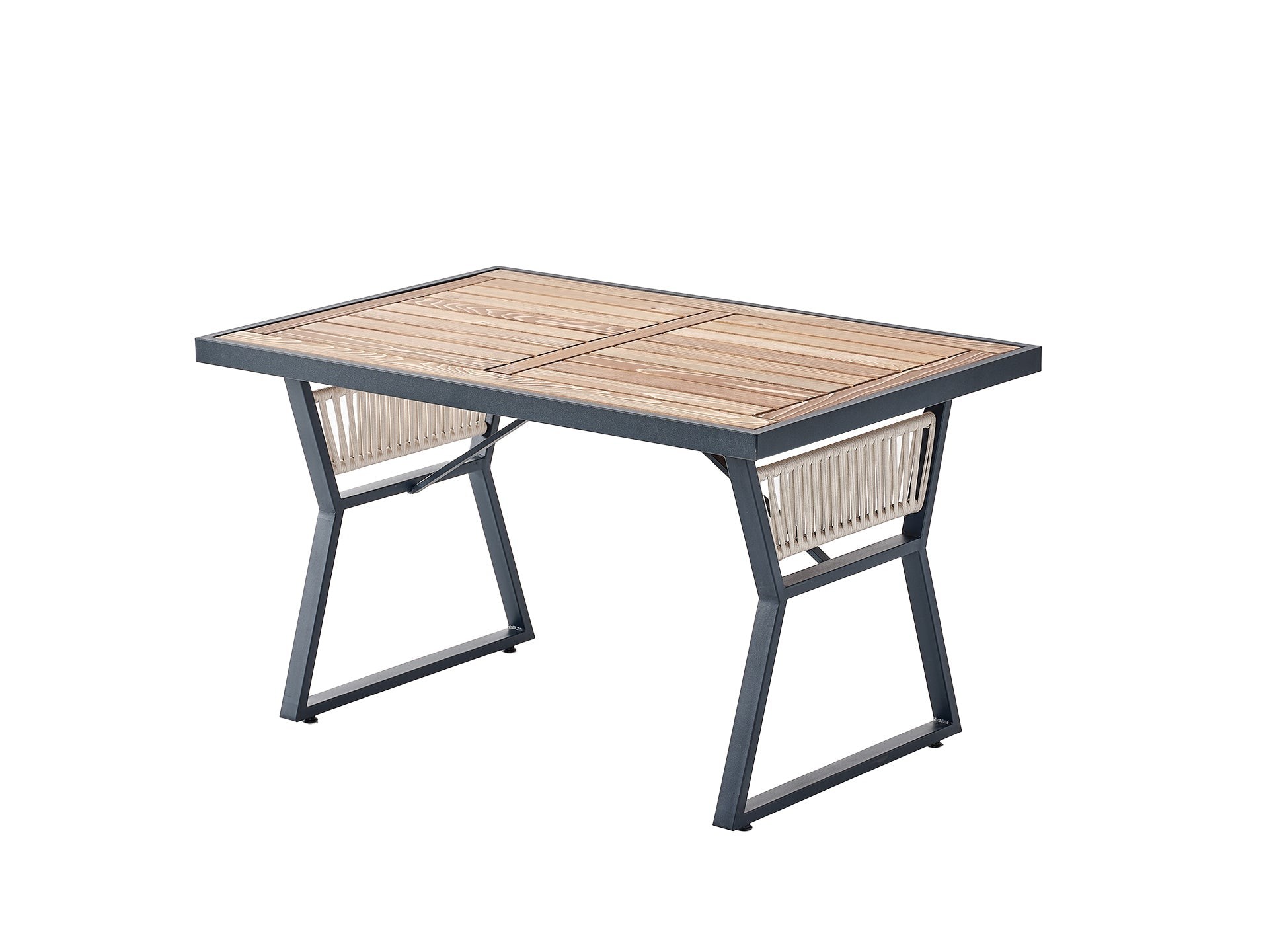Palma Gartentisch mit 3-2 Stühle Grau Farbe