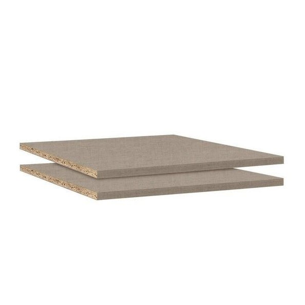 Einlegeboden Zubehör für -Schwebetürenschränke  2er-Set Breite 88 cm, Tiefe 50 cm