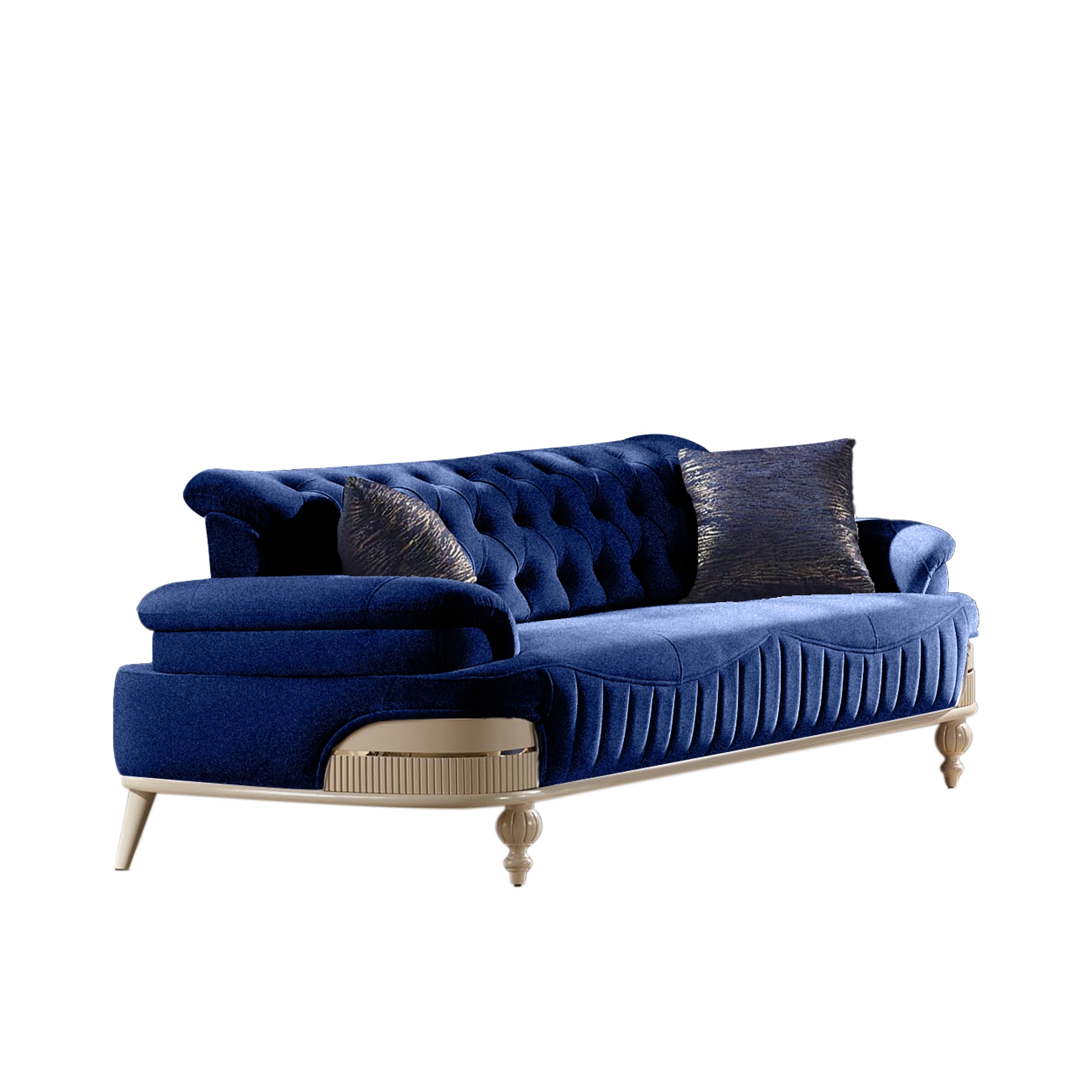 Couchgarnitur Polstergarnitur BEST 3 Sitzer mit Bettfunktion