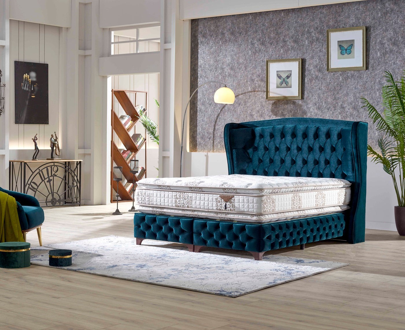 KUKA Boxspringbett mit Bettkasten inkl. Matratze
