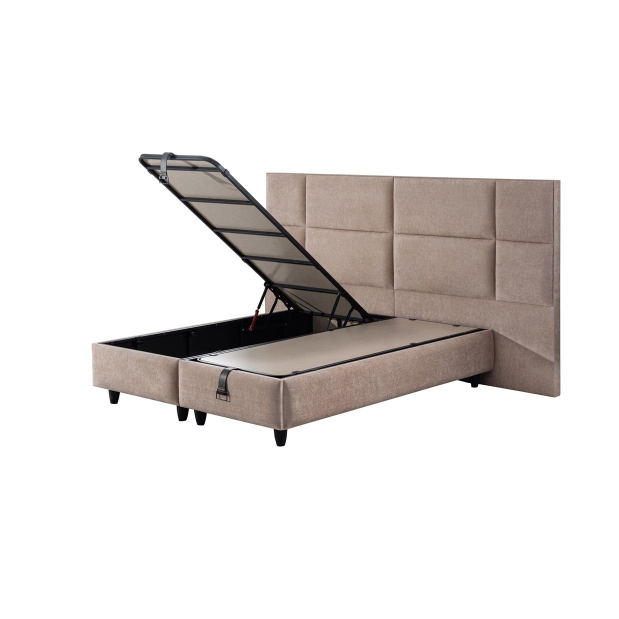 Boxspringbett SARA mit Bettkasten inkl. Matratze
