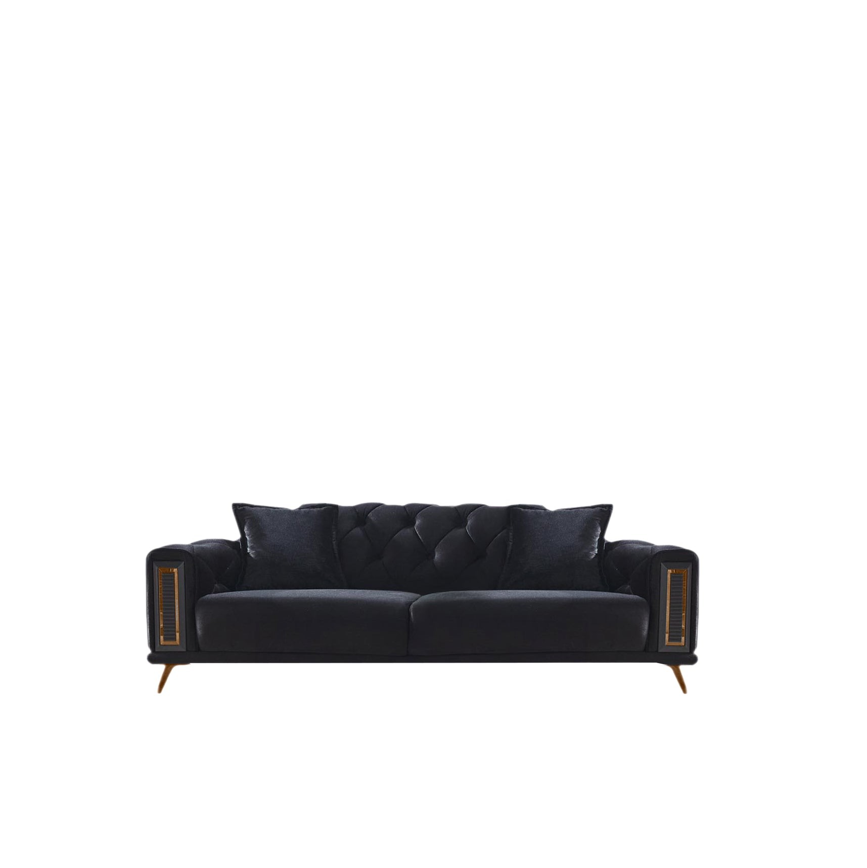 Couchgarnitur Polstergarnitur Diamond 3 Sitzer mit Bettfunktion