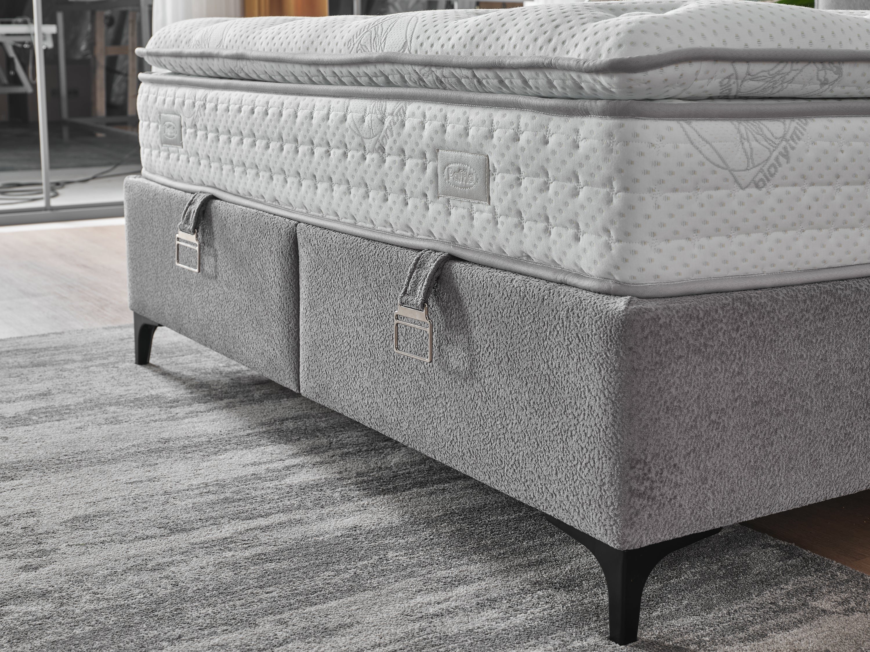 Boxspringbett ARES mit Bettkasten inkl. Matratze
