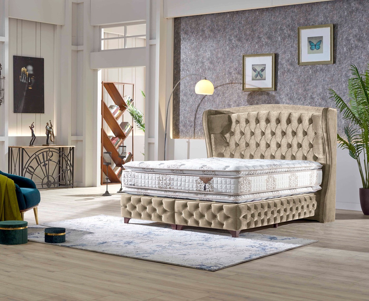 KUKA Boxspringbett mit Bettkasten inkl. Matratze