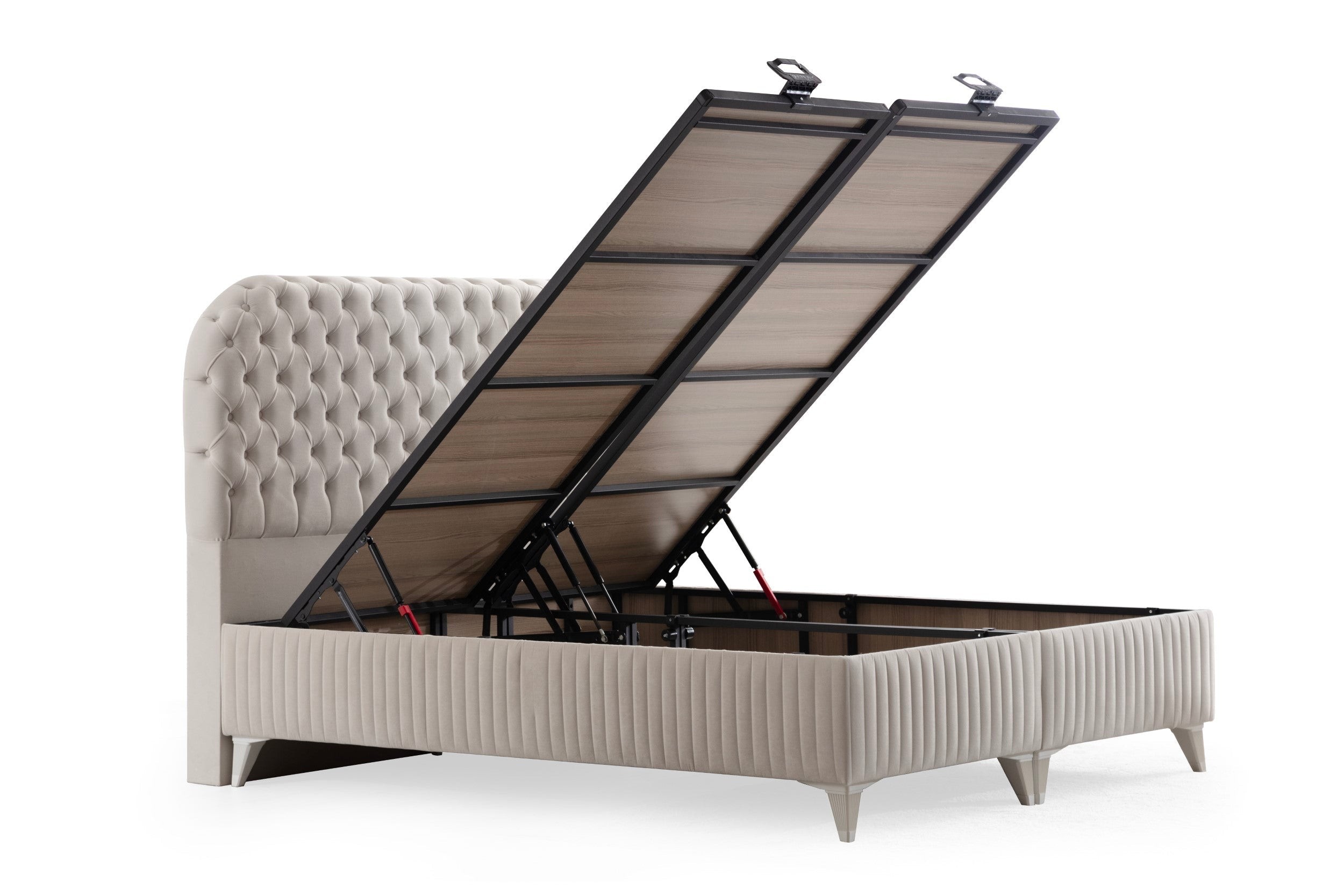 ALYA Boxspringbett mit Bettkasten inklusive Bett und Aufbauservice