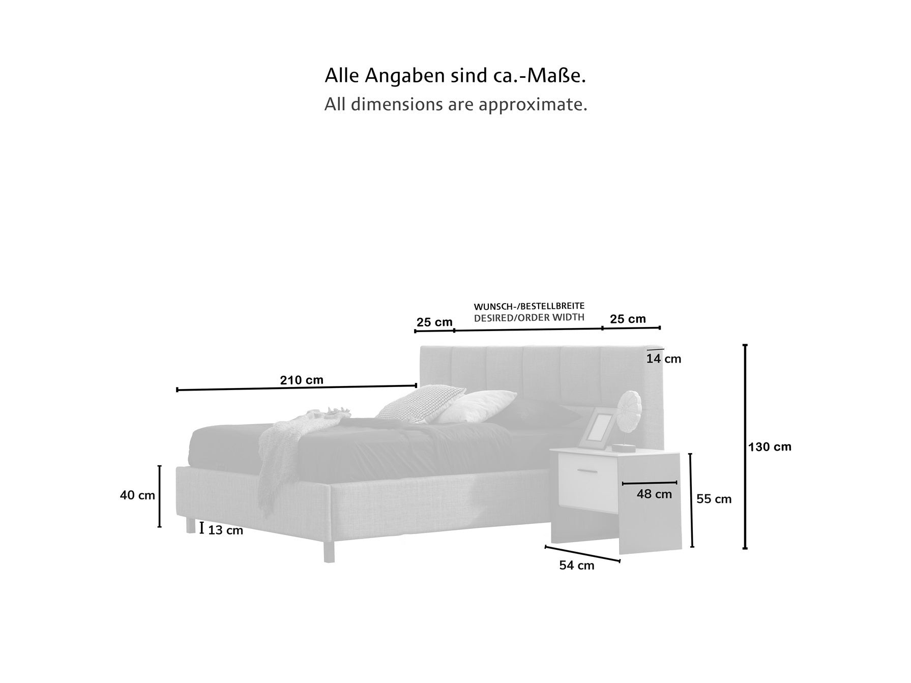 NORA Boxspringbett mit Bettkasten inklusive Matratze