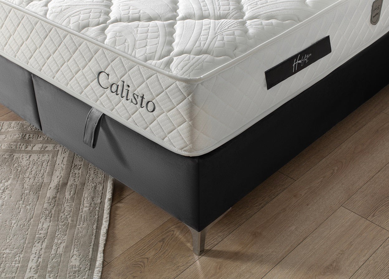 Boxspringbett CALİSTO , mit Bettkasten inkl. Matratze
