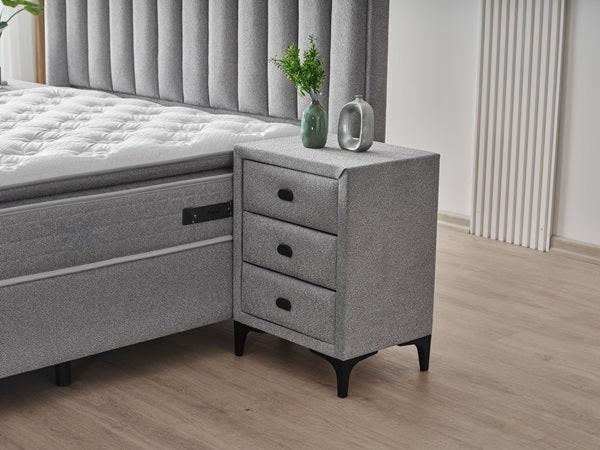 Boxspringbett PİANO, mit Bettkasten inkl. Matratze