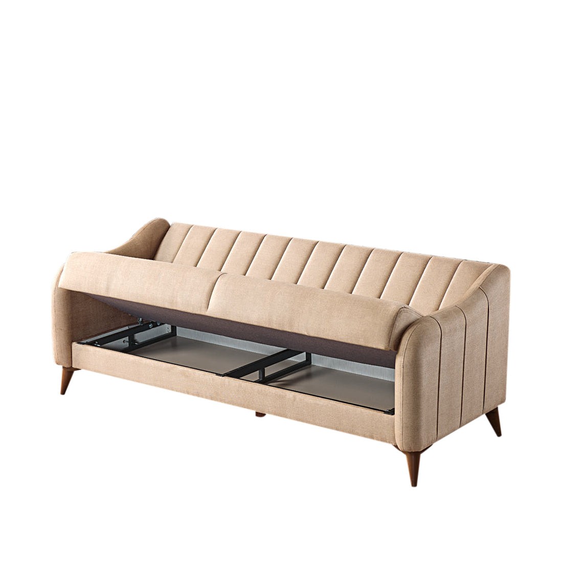 NOVA Polstergarnitur mit Bett funktion & Bettkasten