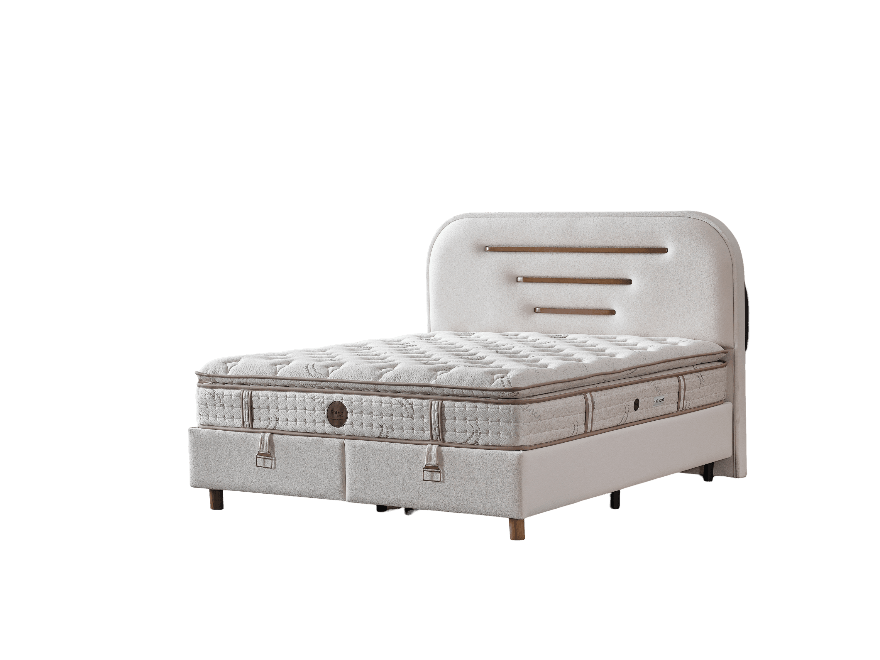 Boxspringbett PAF- PERLA, mit Bettkasten inkl. Matratze