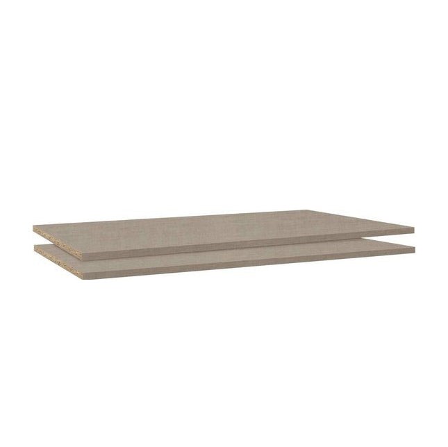 Einlegeboden Zubehör für -Drehtürenschränke 2er-Set Breite 88 cm, Tiefe 45 cm