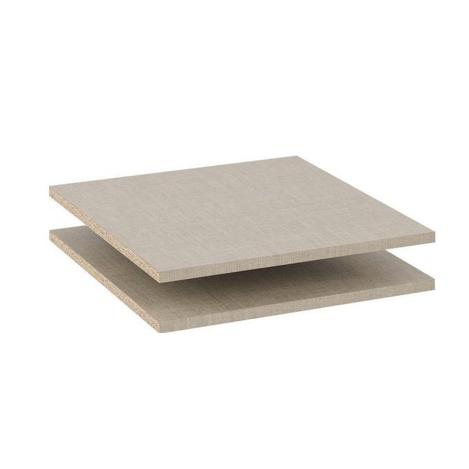 Einlegeboden Zubehör für -Drehtürenschränke 2er-Set Breite 43 cm, Tiefe 45 cm