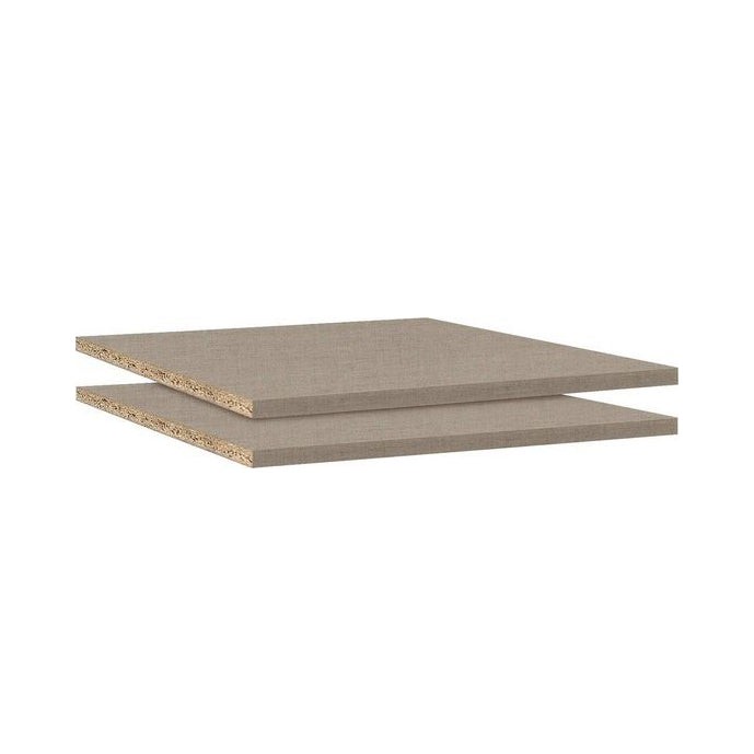 Einlegeboden Zubehör für Schwebetürenschränke  2er-Set Breite 111 cm, Tiefe 48 cm
