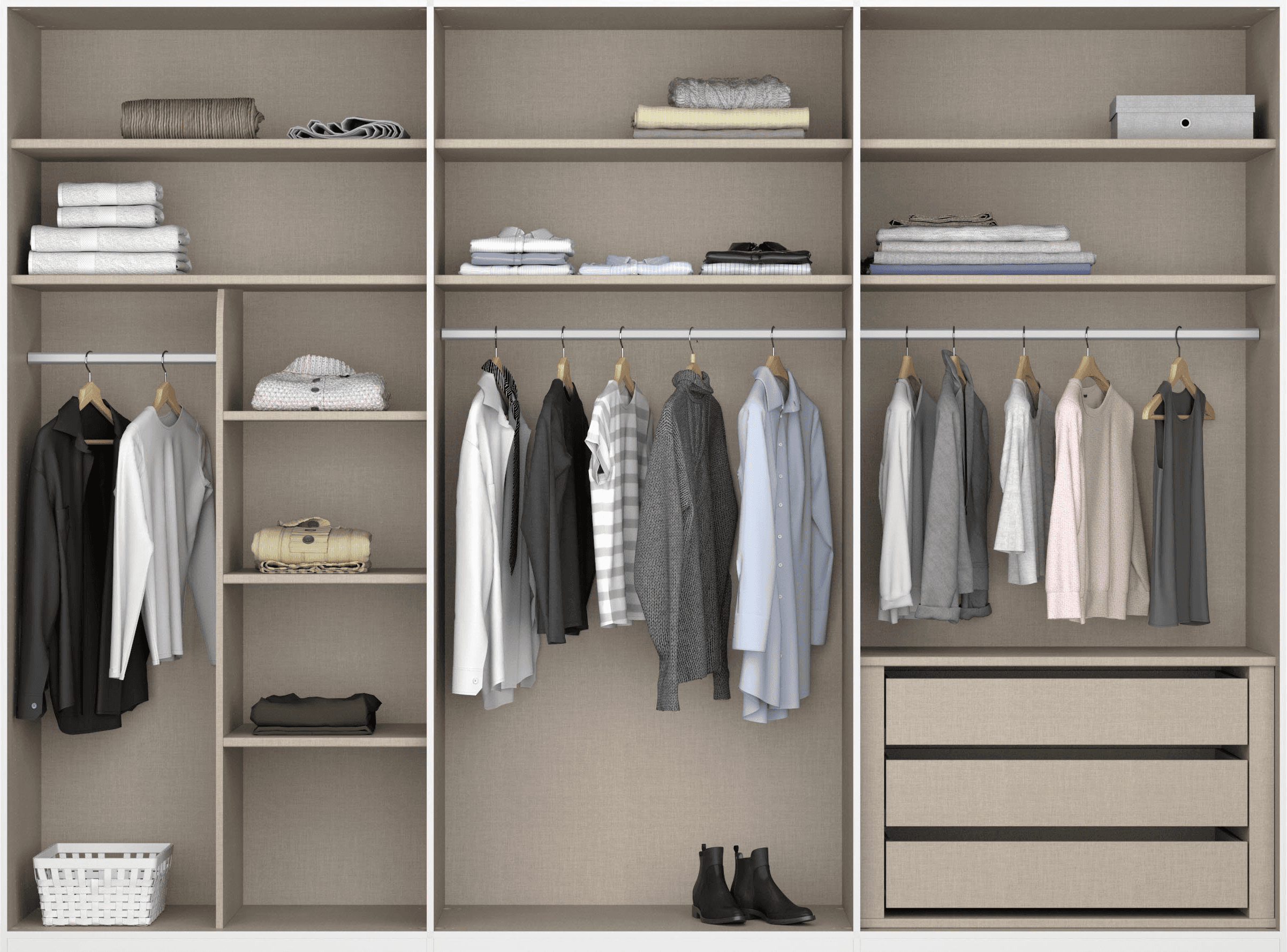 Kleiderschrank Bright Life 300cm Breit 