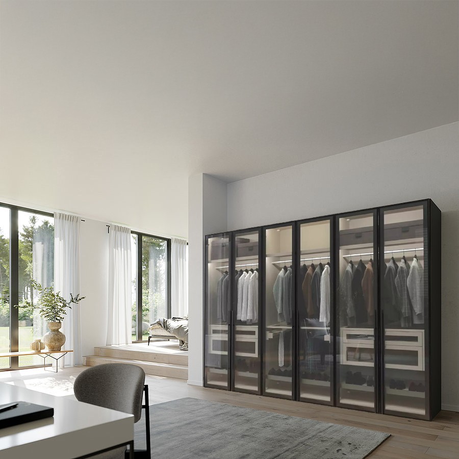 Kleiderschrank Monaco 300cm Breit inkl. Zubehör & Aufbauservice