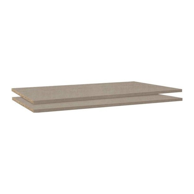 Einlegeboden Zubehör für -Schwebetürenschränke  2er-Set Breite 107 cm, Tiefe 45 cm