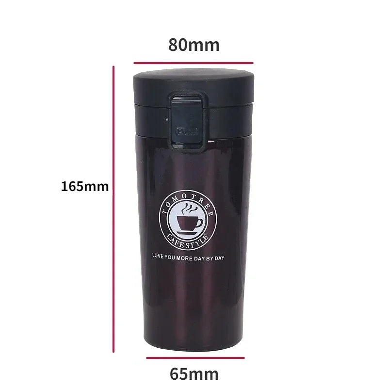 0,5 l Thermobecher, doppelwandig, Edelstahl 304, Kaffeetasse, Isolierflasche