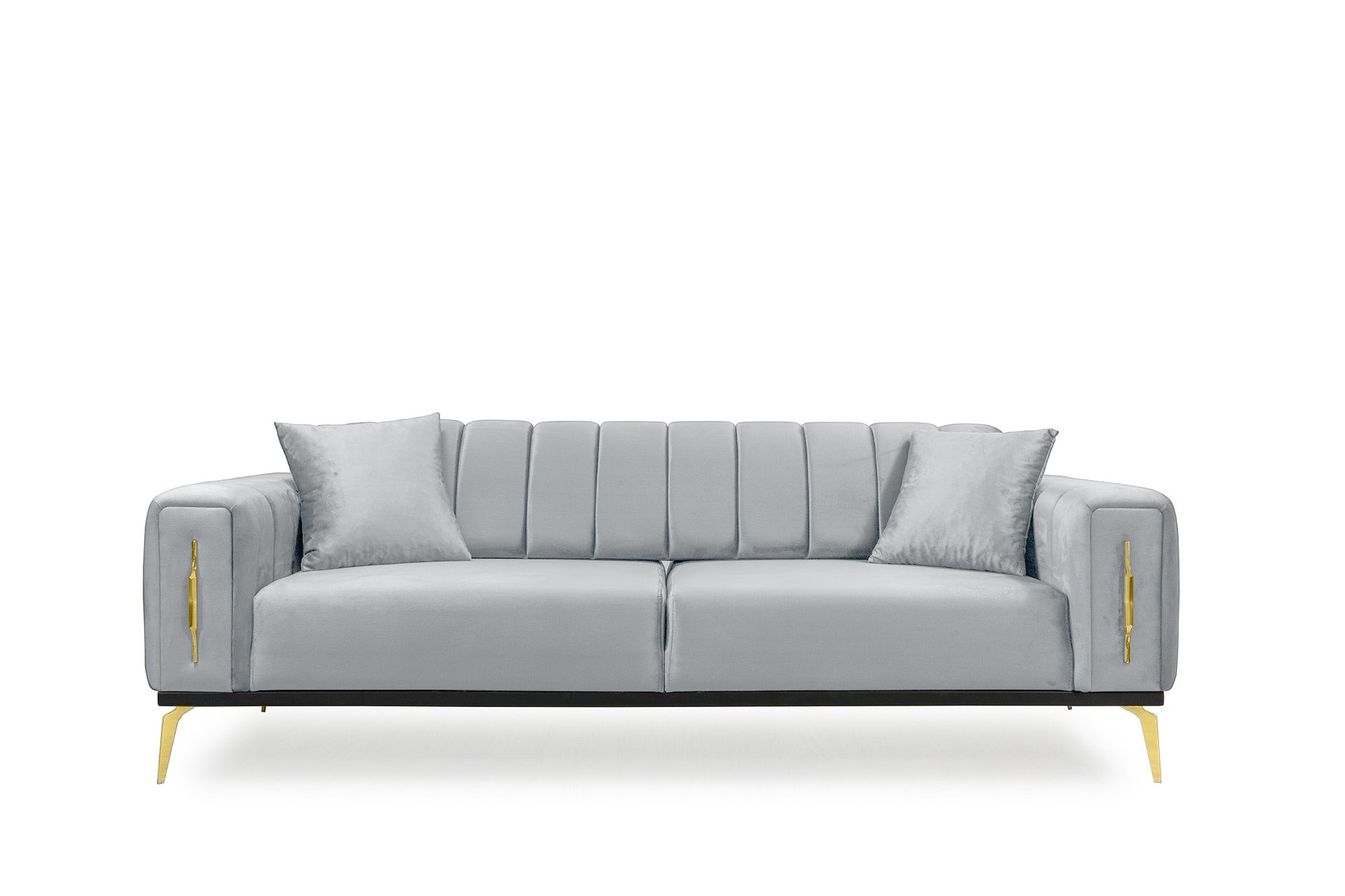 Couch 3-Sitzer IRON in verschiede Farben & Fußfarben