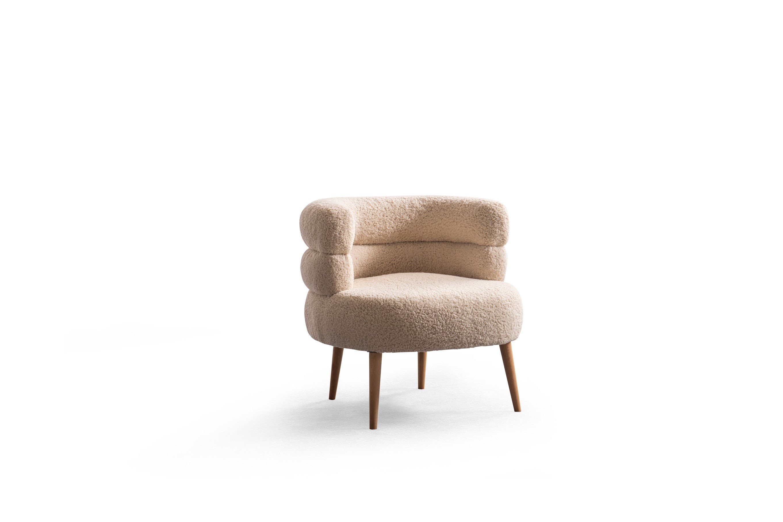 Barel Lounge -Set in Teddy-Plüschstoff