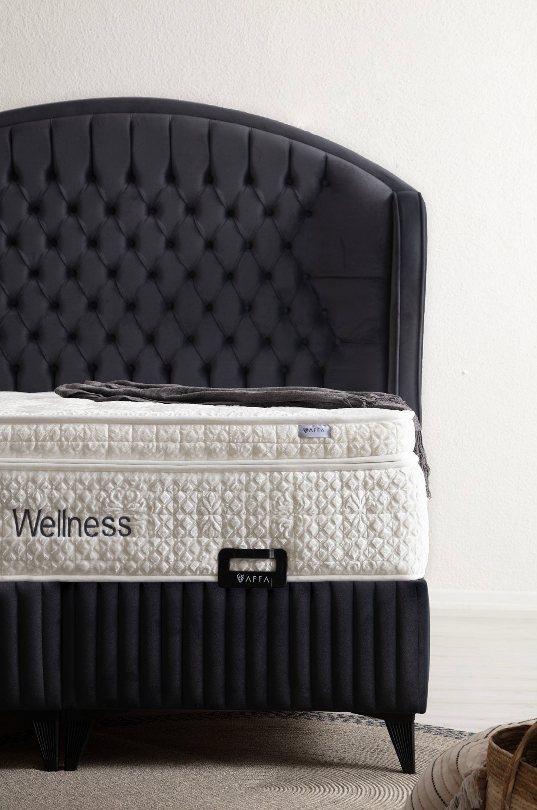 VELLNESSİ Boxspringbett mit Bettkasten inklusive Matratze