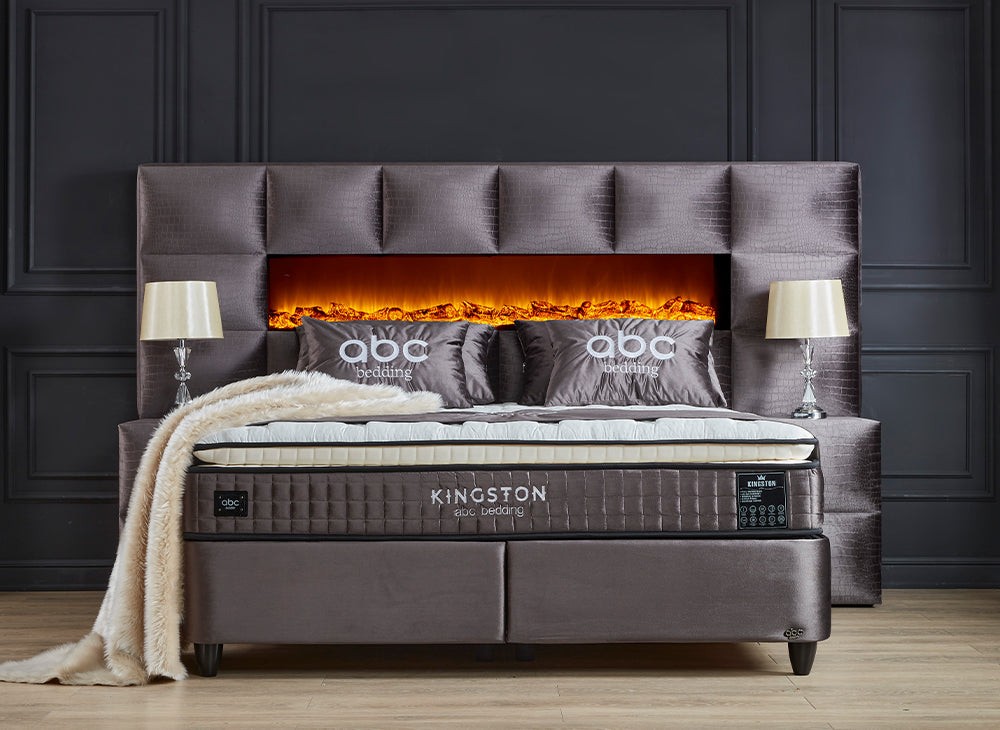 Abc bedding Boxspringbett KINGSTON, mit Bettkasten inkl. Matratze & Aufbauservice