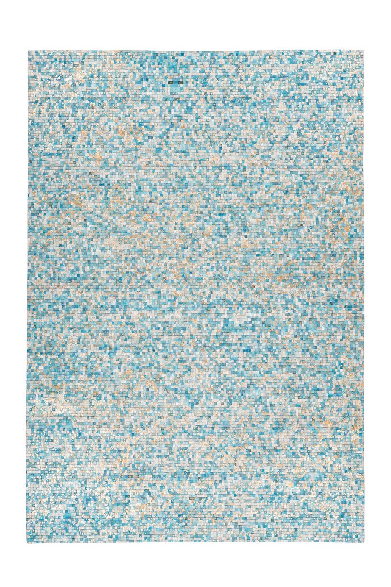Finish 100 Türkis / Gold 160cm x 230cm