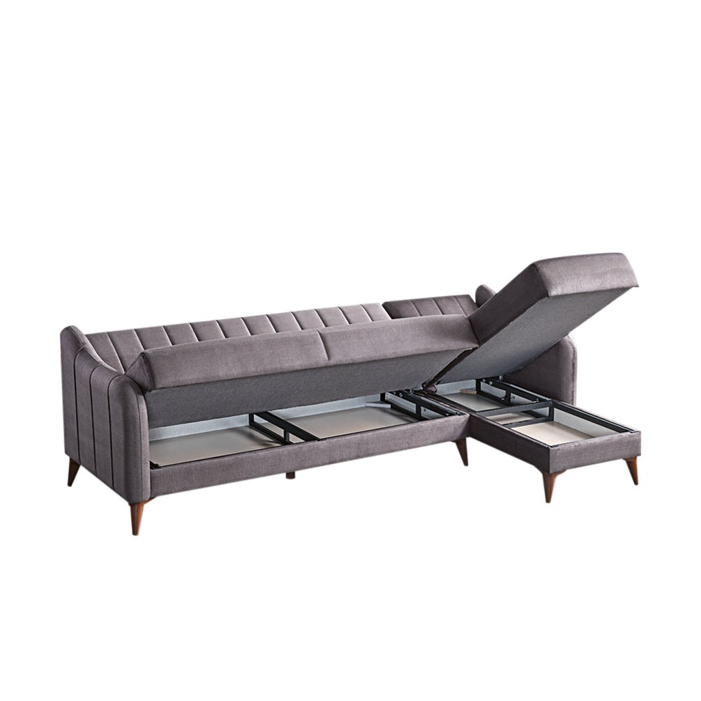 NOVA Eckgarnitur mit Bett funktion & Bettkasten