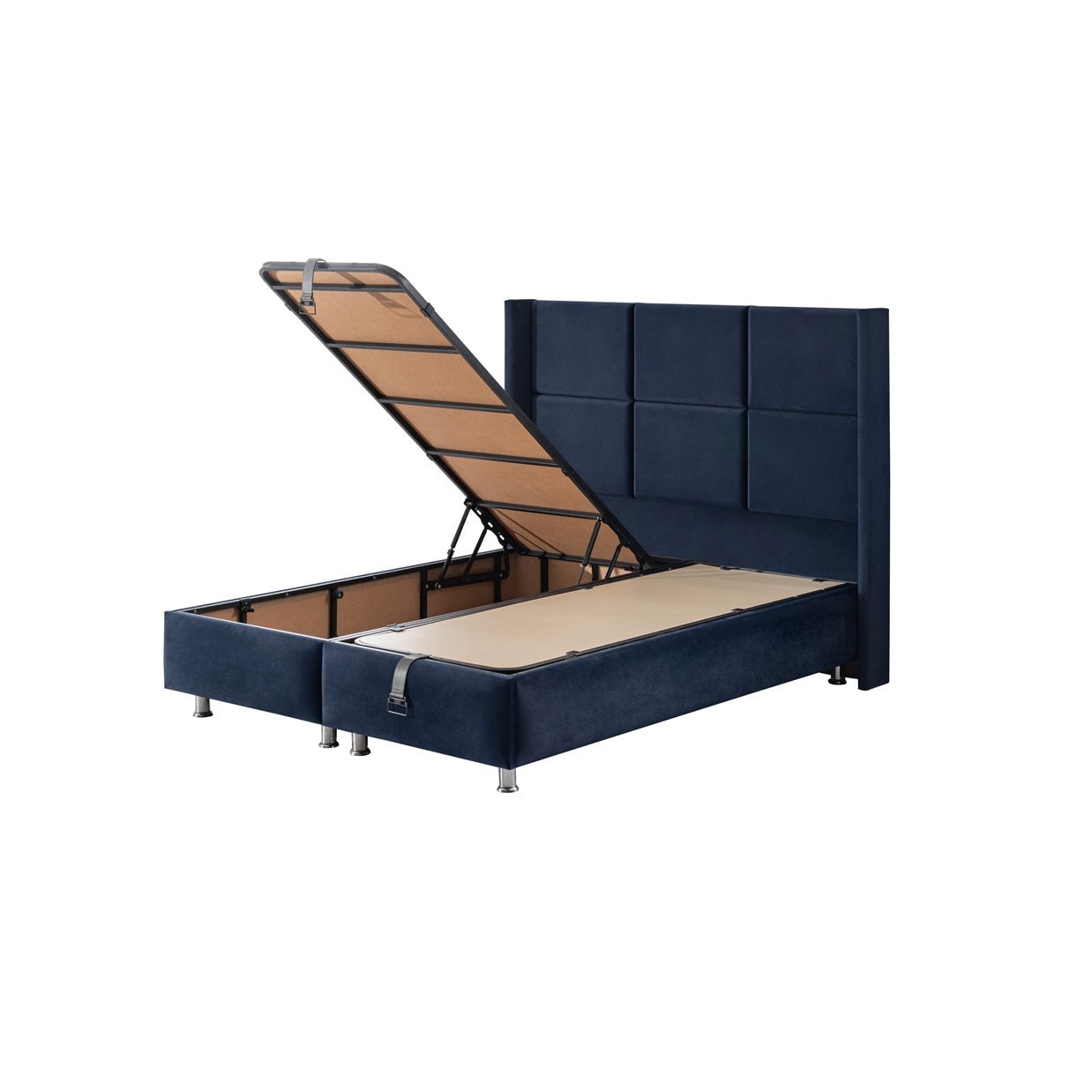 Boxspringbett MİLAN mit Bettkasten inkl. Matratze